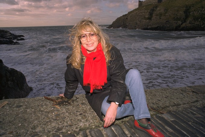 Cynthia Lennon poses near the water