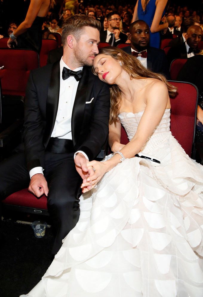 Justin Timberlake & Jessica Biel di Emmy 2018