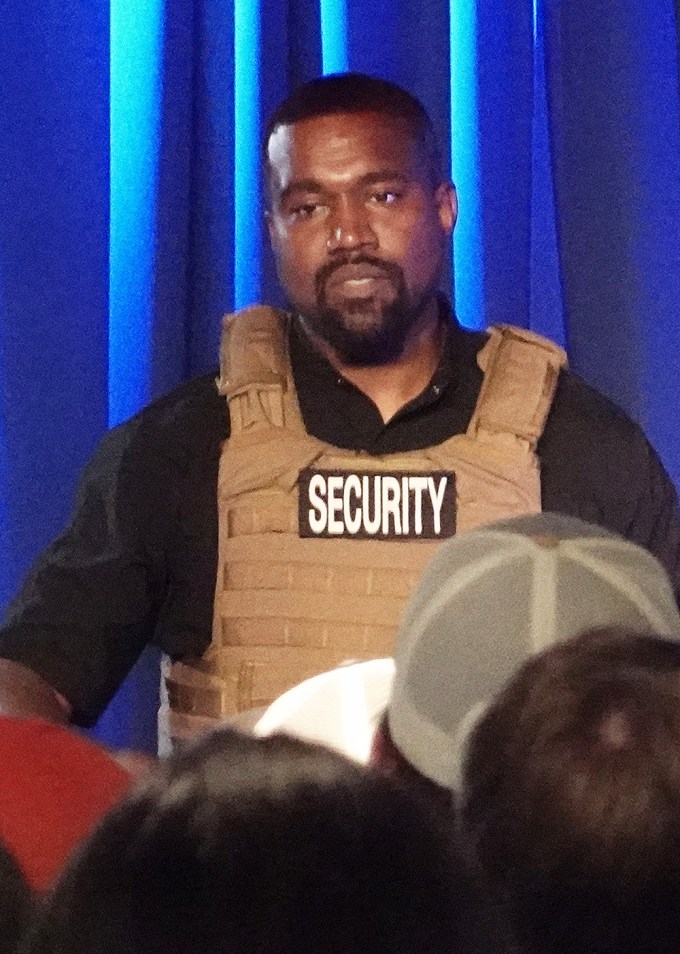 Kanye West At His July Kanye 2020 Rally