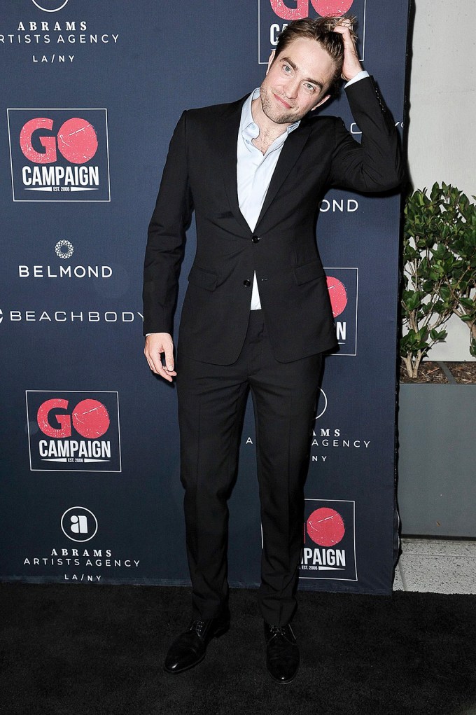 Robert Pattinson on the red carpet at the Go Gala in LA