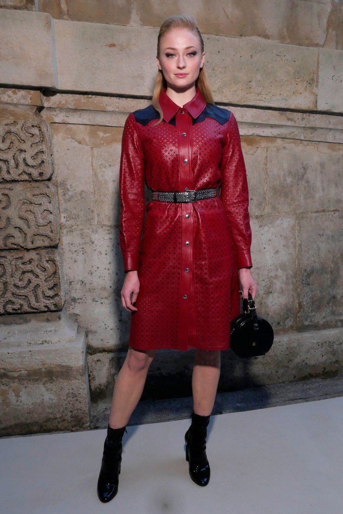 Sophie Turner at Louis Vuitton