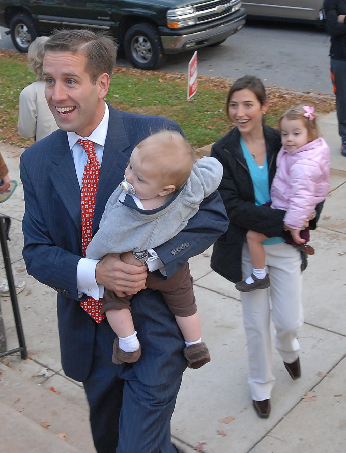 Beau Biden with his family