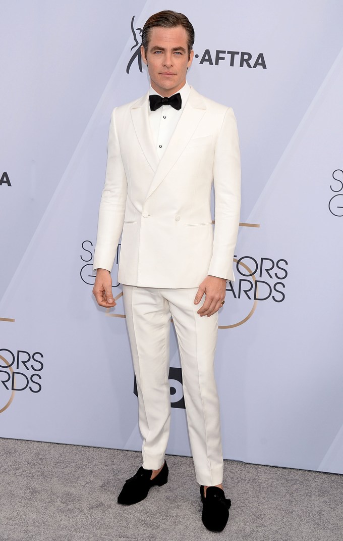 Chris Pine at the 25th Annual Screen Actors Guild Awards