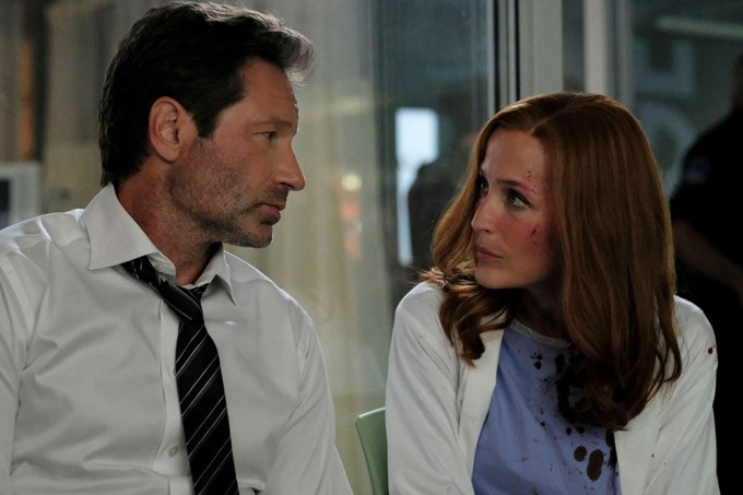 David Duchovny and Gillian Anderson in ‘The X-Files’