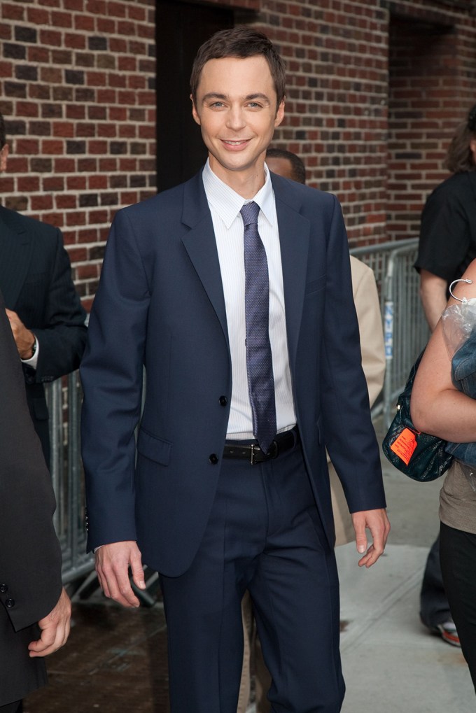Jim Parsons attends ‘The Late Show with David Letterman’