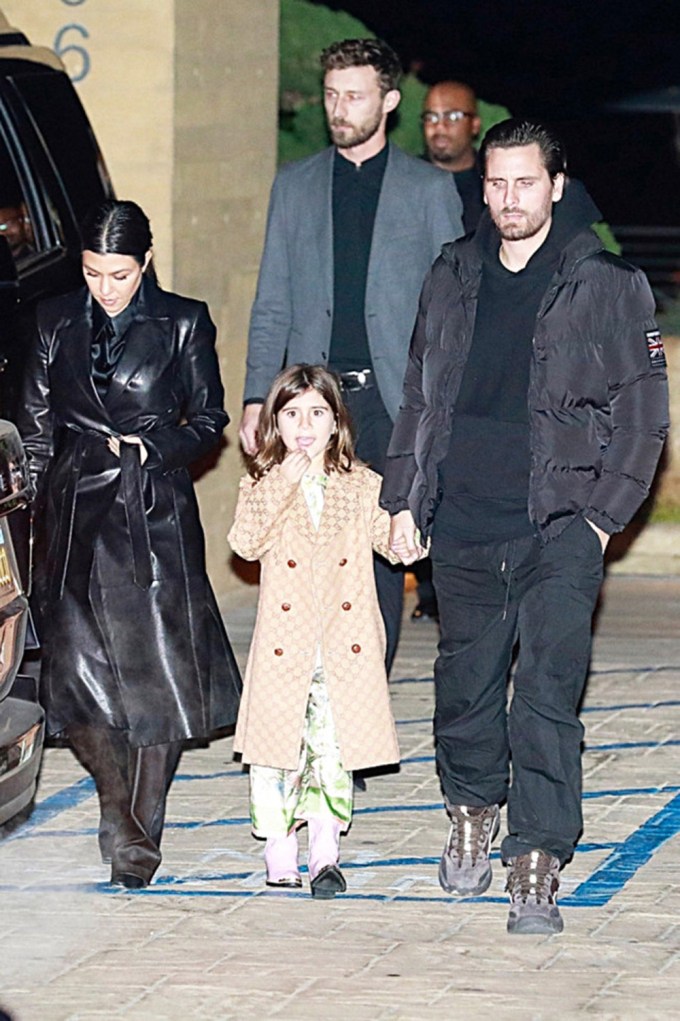 Kourtney Kardashian & Scott Disick With Daughter Penelope
