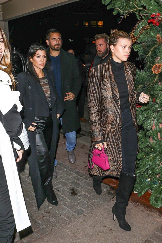 Kourtney Kardashian & Scott Disick With Sofia Richie