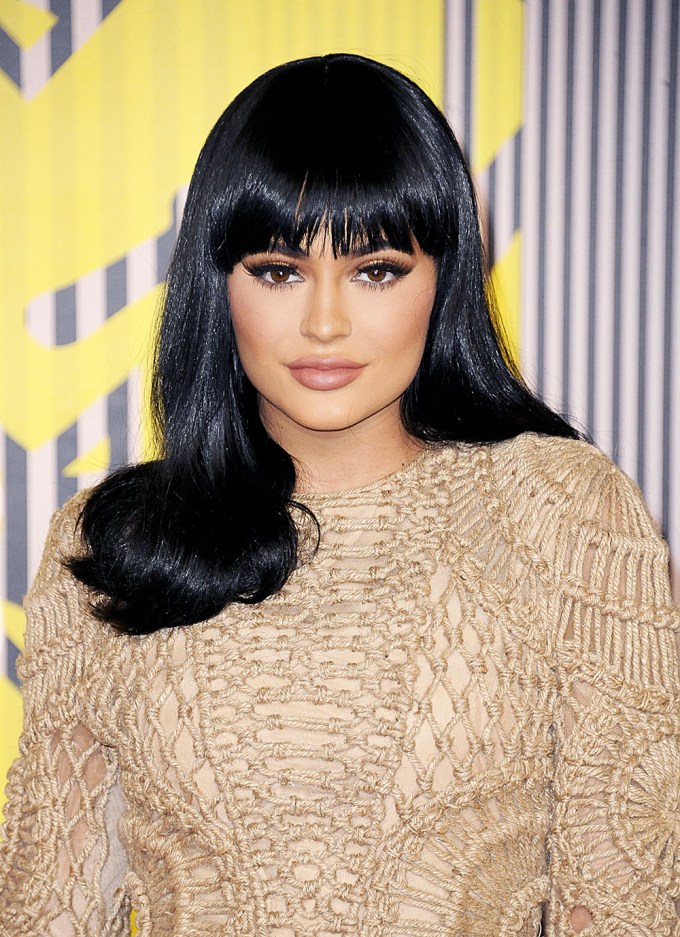 Kylie Jenner With Blunt Bangs