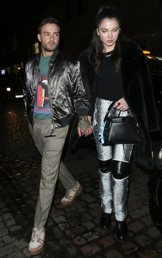 Liam Payne & Maya Henry leaving The Chiltern Firehouse in London