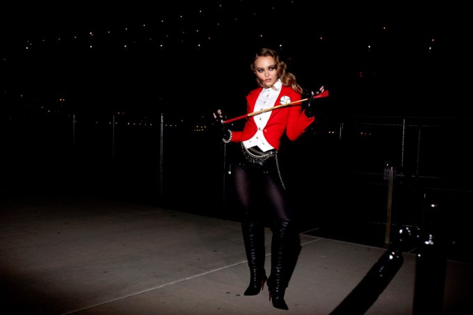 Lily-Rose Depp V Magazine & Chanel Halloween Party
