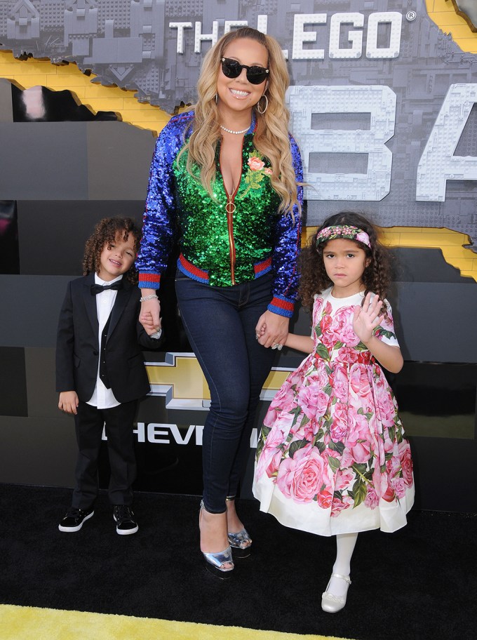 Mariah sparkles at ‘The Lego Batman Movie’ premiere