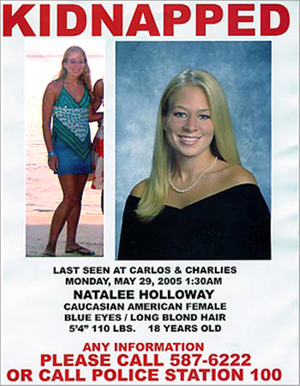 Natalee Holloway’s Missing Poster