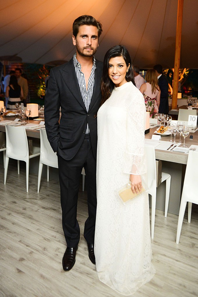 Kourtney Kardashian & Scott Disick At Baby Buggy Summer Dinner