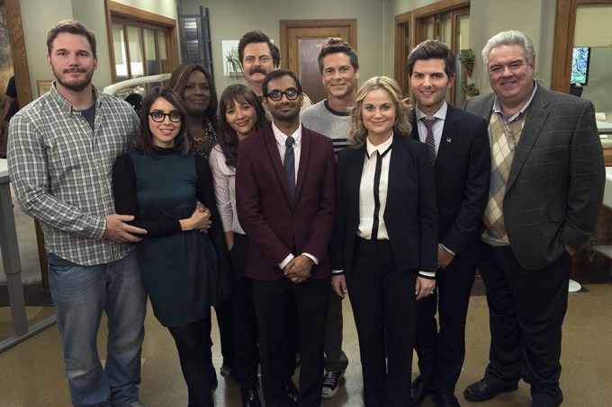 Chris Pratt With The ‘Parks and Recreation’ Cast