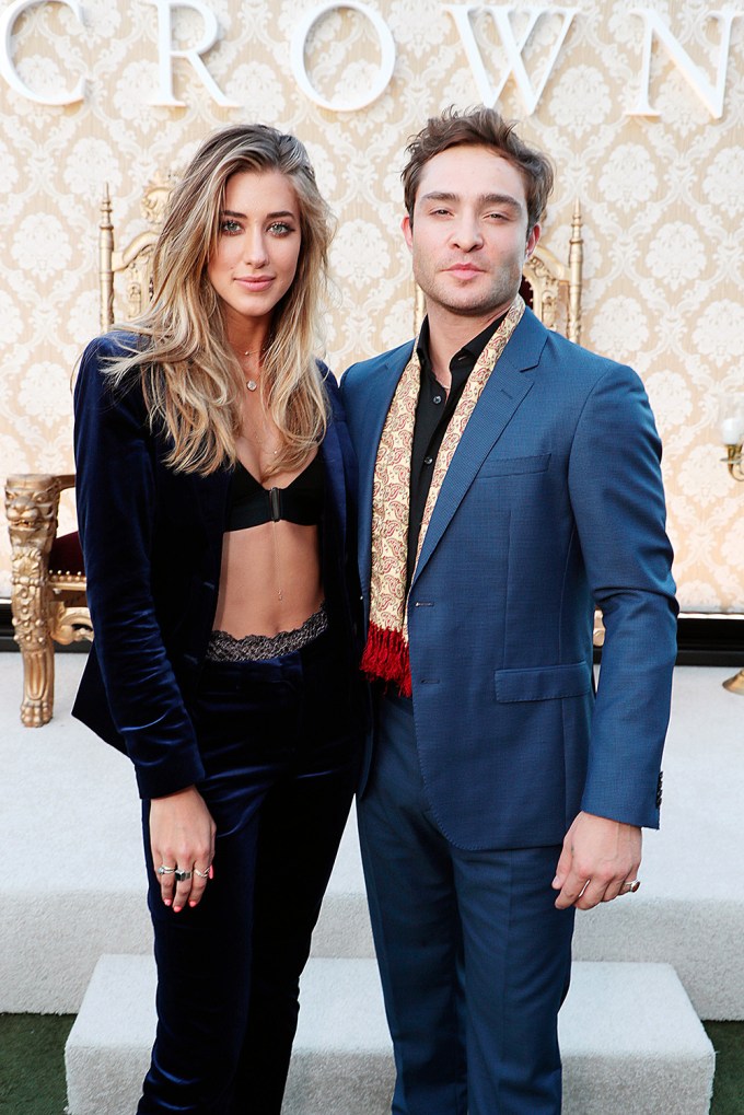 Jessica Serfaty and Ed Westwick at ‘The Crown’ For Your Consideration Celebration