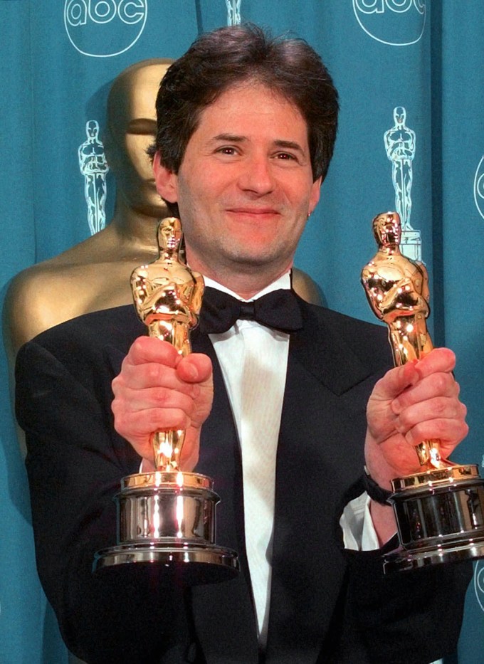 James Horner displays his Oscars