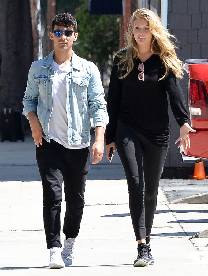 Joe Jonas and Gigi Hadid in Los Angeles