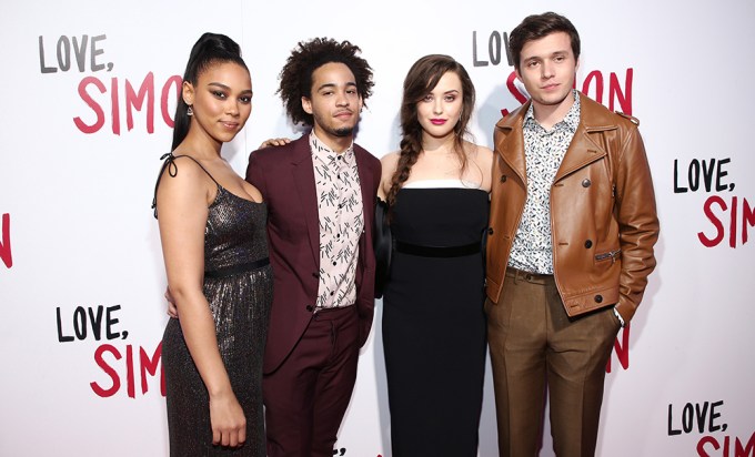Cast of ‘Love, Simon’ at Film Premiere