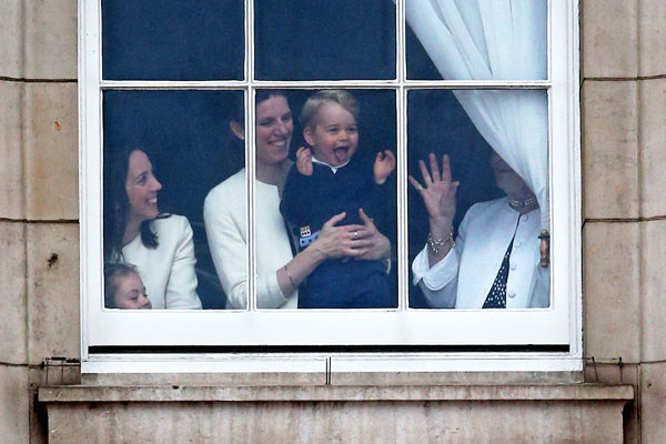 prince-george-Trooping-The-Colour-sticking-tounge-out-window-gty-01