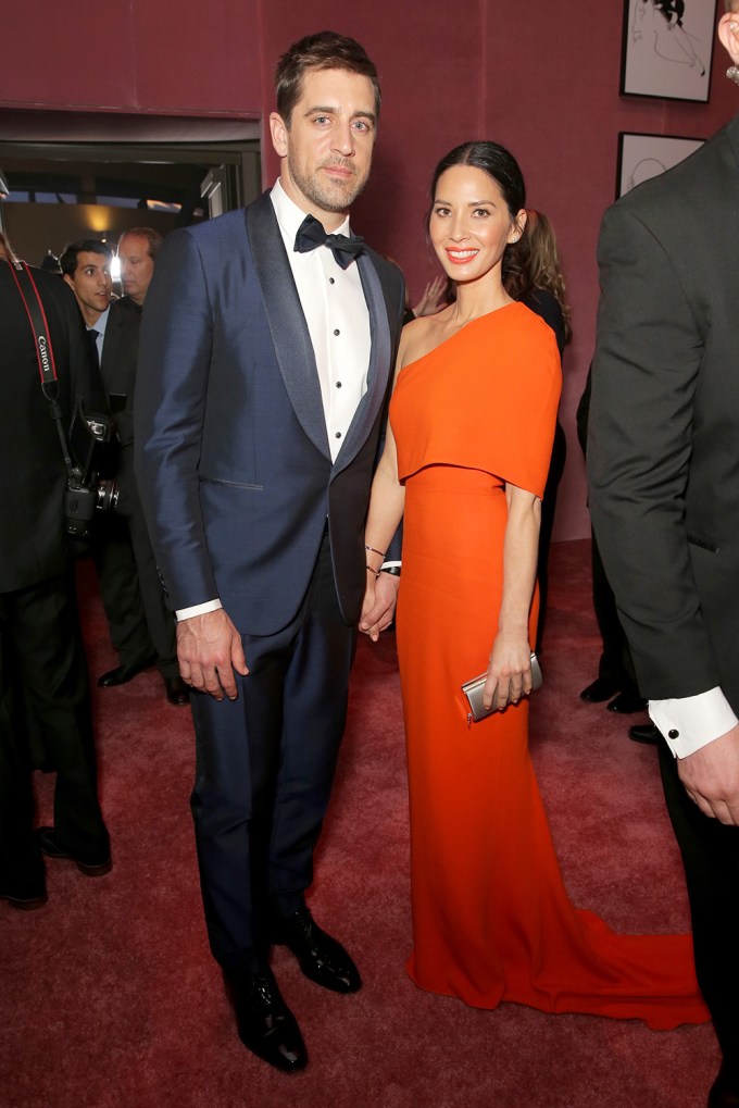 Olivia Munn & Aaron Rodgers At Governor’s Ball