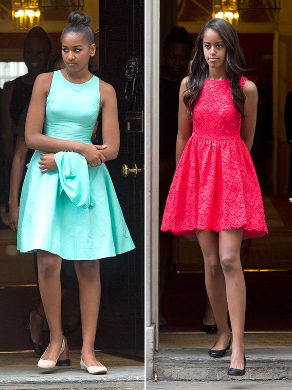 Malia & Sasha Obama Take On London