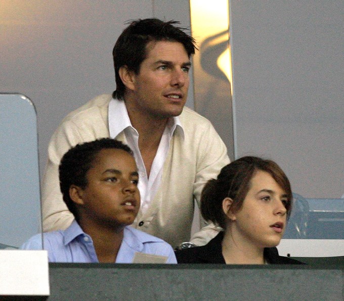 Tom Cruise With Kids Isabella & Connor