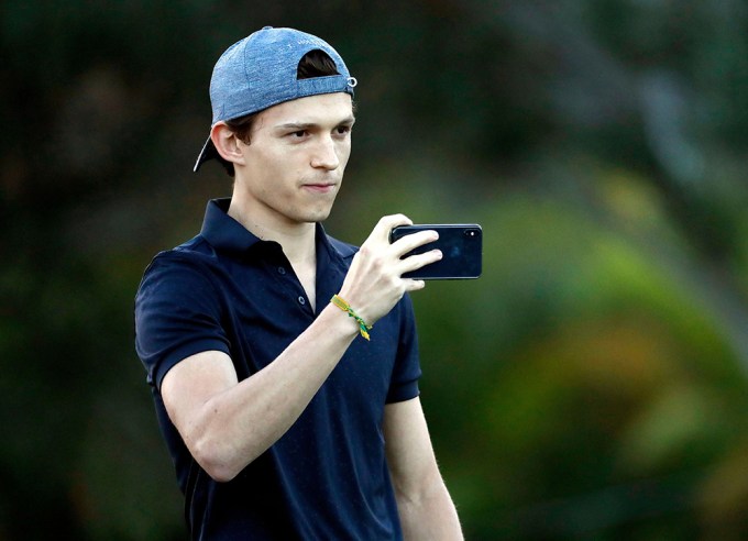 Tom Holland at the Sony Open