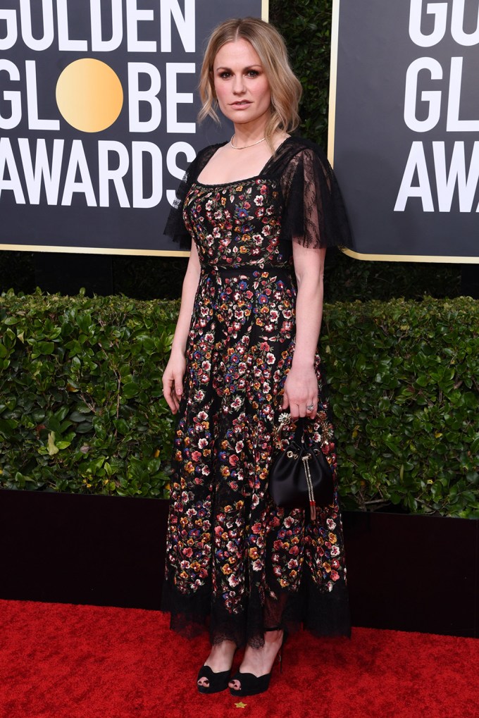 Anna Paquin At the 2020 Golden Globe Awards