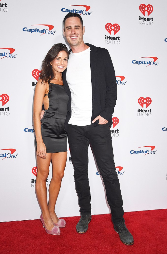 Jessica Clarke and Ben Higgins at the iHeartRadio Music Festival
