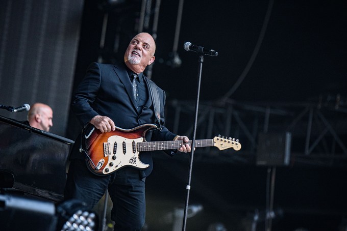 Billy Joel in concert at Wembley Stadium