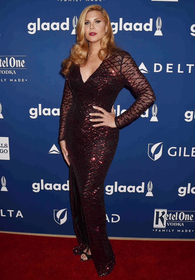 Candis Cayne Attends GLAAD Media Awards,
