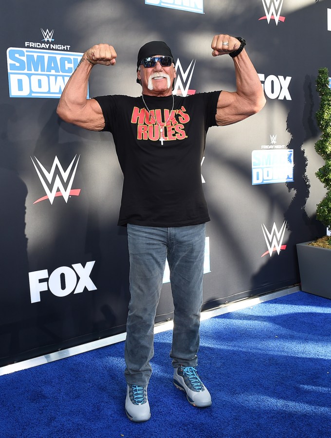 Hulk Hogan Attends the WWE 20th Anniversary Celebration