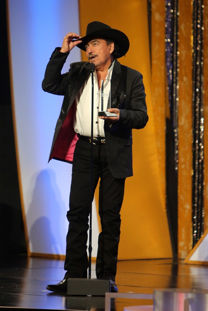 Joan Sebastian on stage at the 3rd Annual Billboard Mexican Awards