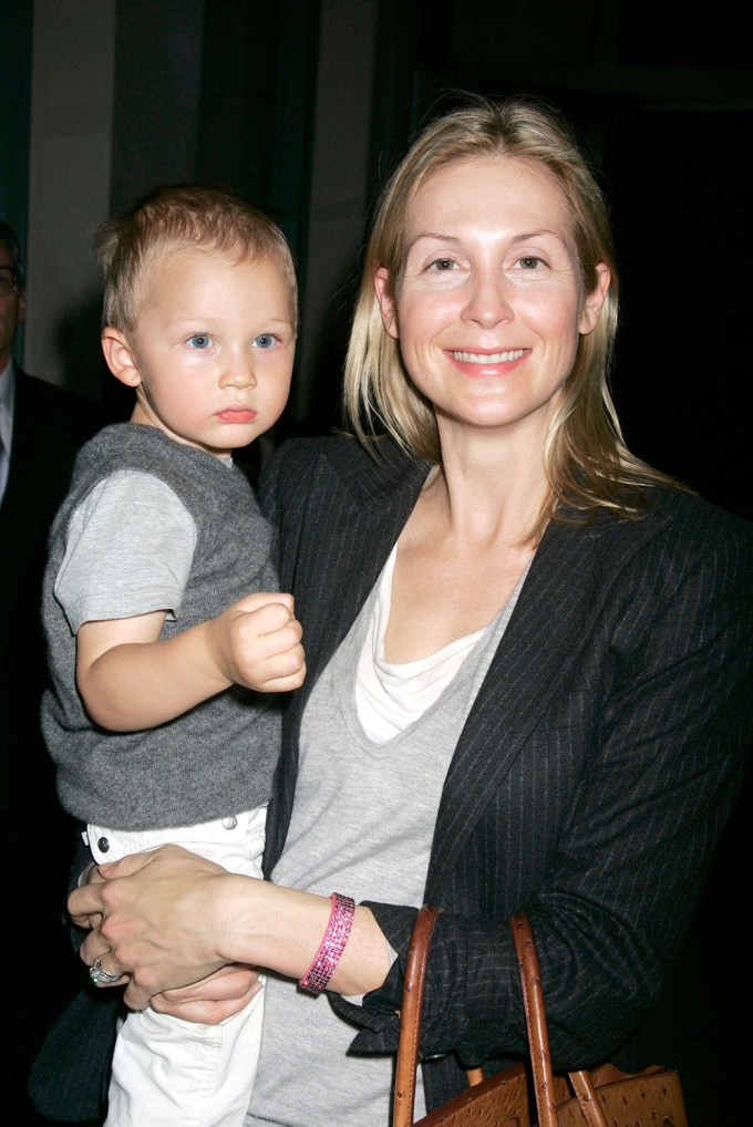 Kelly Rutherford and son Hermes