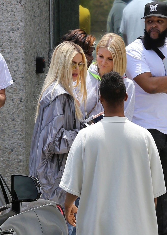 Khloe Kardashian at Kanye West’s Sunday Service