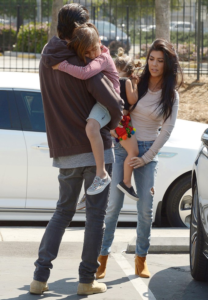 Kourtney Kardashian and Scott Disick out and about, Los Angeles, America – 02 Apr 2016