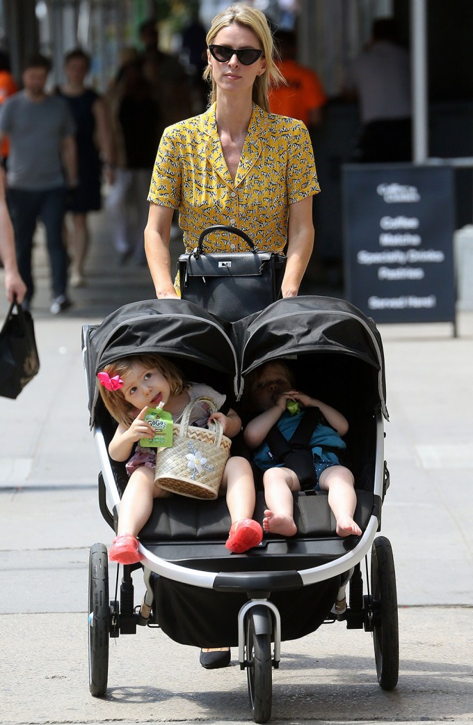 Nicky Out With Her Two Cuties, Teddy & Lily