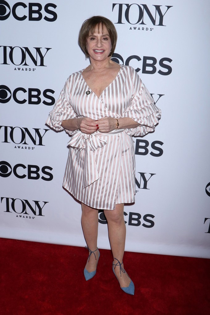 Patti LuPone at the Tony Awards Nominees photocall