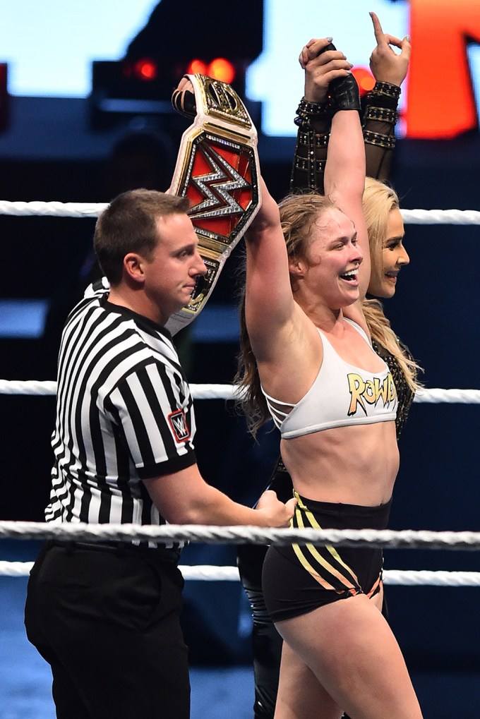 Ronda Rousey at WWE Live