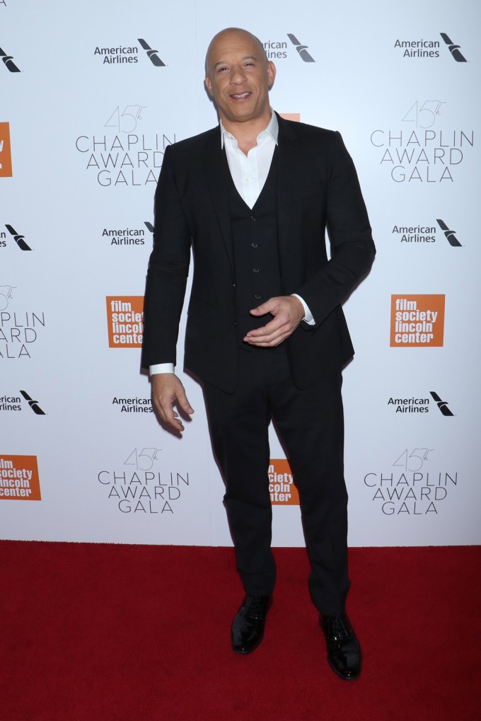 Vin Diesel at the Chaplin Award Gala