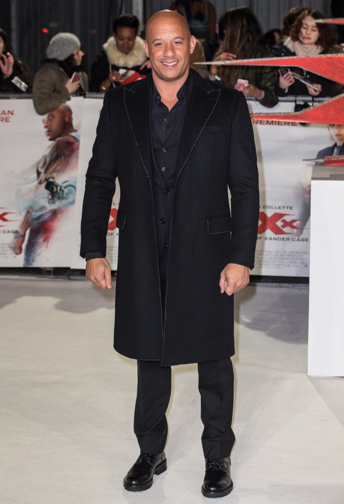 Vin Diesel at the ‘xXx: The Return of Xander Cage’ Film Premiere in London