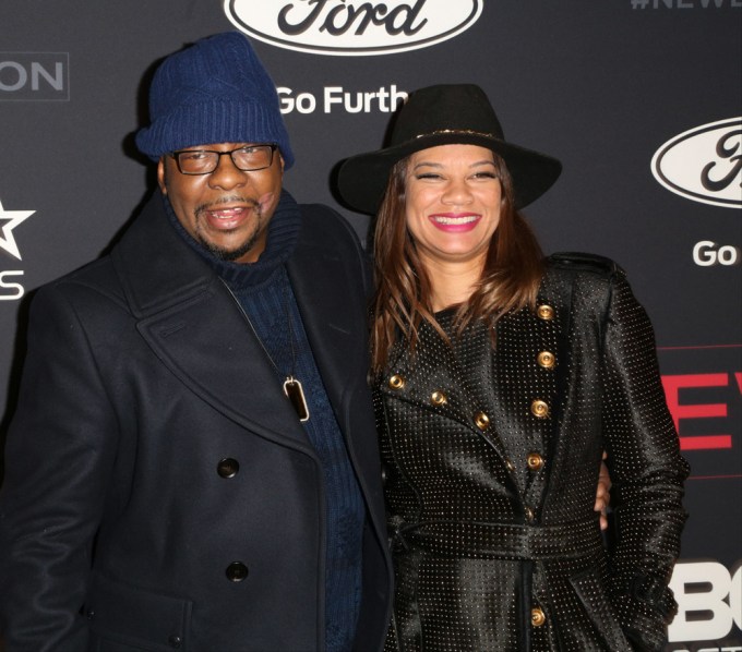 Bobby Brown & Alicia Etheredge At Premiere