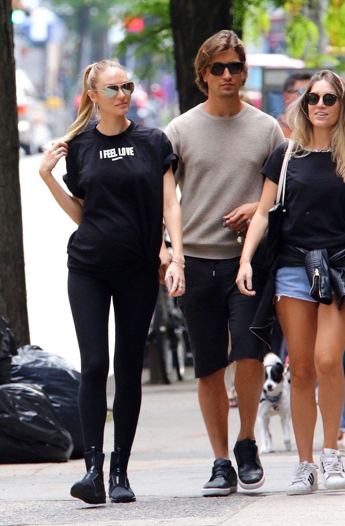 Candice Swanepoel Out And About With Hermann Nicoli