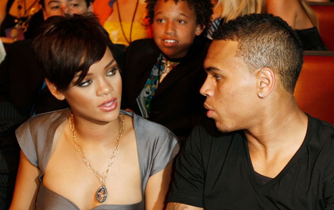 Rihanna & Chris Brown at the MTV Movie Awards