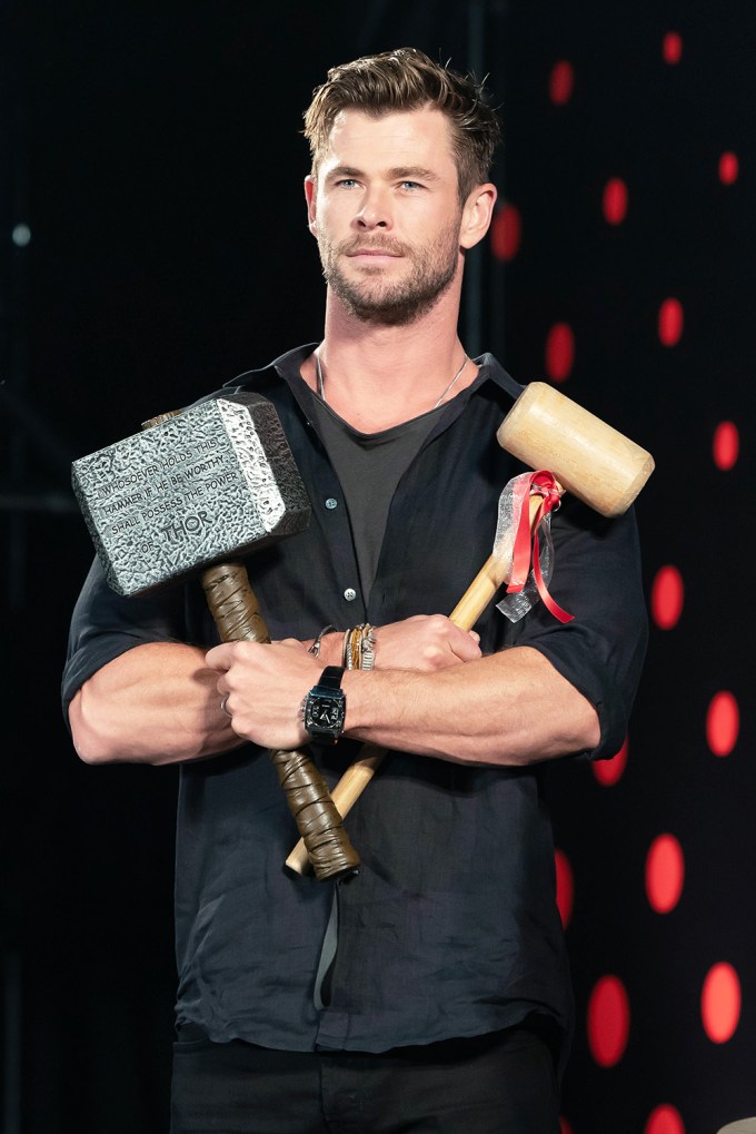 Chris Hemsworth at Tokyo Comic Con in 2019
