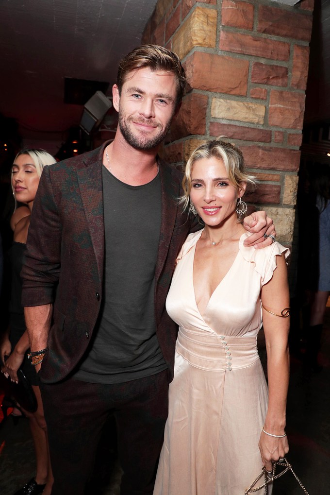 Chris Hemsworth & Elsa Pataky at the premiere party of Sony Pictures’ ‘Once Upon A Time In Hollywood’