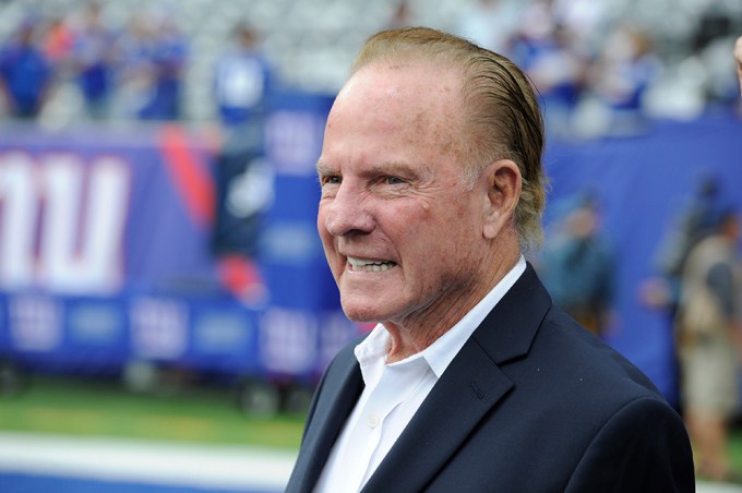 Frank Gifford at the Broncos vs. Giants Game