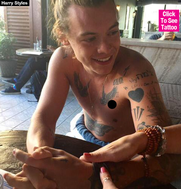 PICS] Harry Styles' Broken Heart Tattoo: Who Broke The 1Der's Heart? –  Hollywood Life