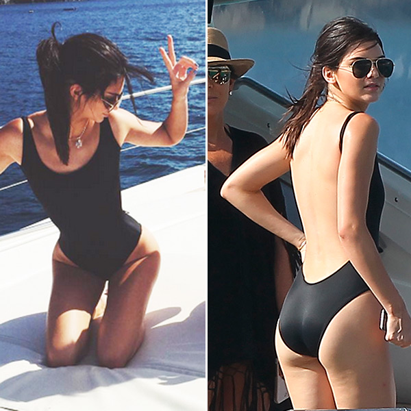 Kendall Jenner's Bathing Suit — SHOP Her Backless Swimsuit In St