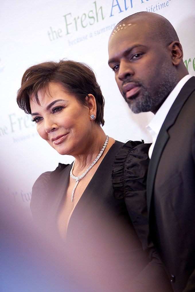 Kris Jenner and Corey Gamble at the The Fresh Air Fund Annual Spring Benefit in New York